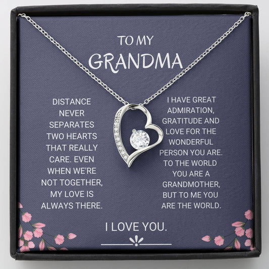 Grandmother - Great Admiration Forever Love Necklace, Grandmother Gifts, Gift For Grandmother, Grandmother Necklace, Nana Gift Ideas, Mothers Day Gift, Grandmother Birthday