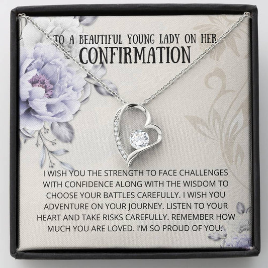 Confirmation - Wisdom to Choose Forever Love Necklace - Confirmation Card, Gifts, Baptism Gift, Presents, Jewelry, Boy Confirmation, Girl Confirmation, Confirmation Party