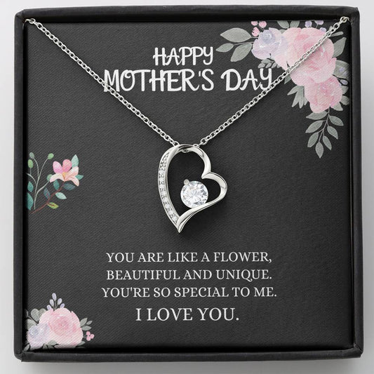 Mother's Day Forever Love Necklace, Mother's Day Gift, Card For Mom, Son Gift to Mom, Gift For Wife, Gift Ideas, Stepmom, Personalized Gifts, Gift From Kids, Gift For Her
