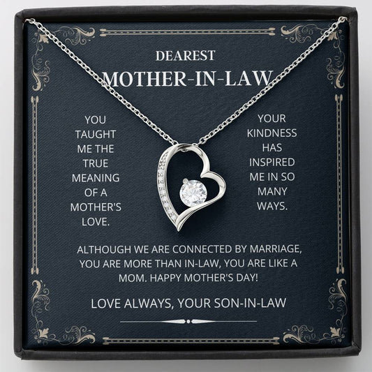Mother's Love Forever Love Necklace, Mother Of The Bride Gift, Mother-In-Law Gift, Mothers Day Gift, Mothers Day Card, Mothers Day, Mothers Day Jewelry