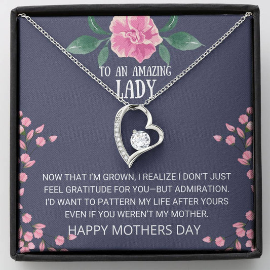 Mother - Admiration Forever Love Necklace, Mothers Day Gift, Gift, Mothers Day Card, Child Mother Gift, Happy Mothers Day, Jewelry, Mom Gift, Mother's Daughter Gift