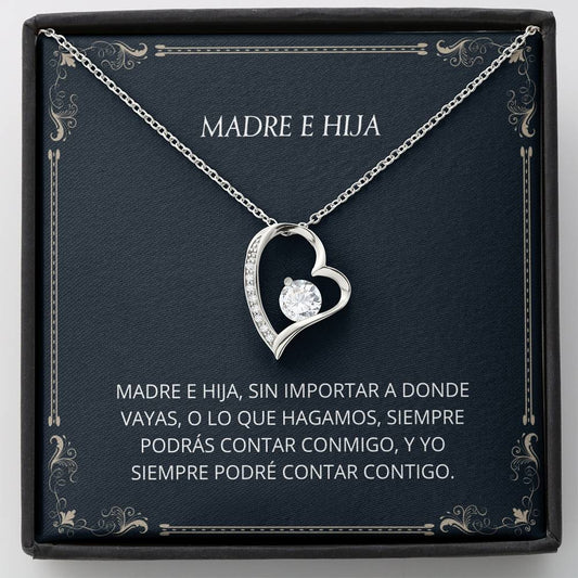 Madre e Hija - Mejor Collar - Colgante Para Madre e Hija - Para Mi Madre - Solo Para Madre e Hija - Colgante Para Ella