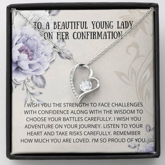 Confirmation - Wisdom to Choose Forever Love Necklace - Confirmation Card, Gifts, Baptism Gift, Presents, Jewelry, Boy Confirmation, Girl Confirmation, Confirmation Party