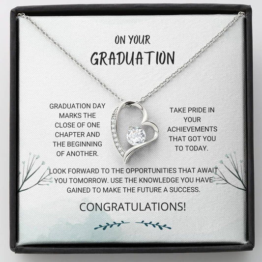 Graduate - Take Pride Forever Love Necklace, Graduation, Graduation Gift, Graduation Card, Gift Ideas, Graduation Present, Senior Graduate, Graduation Jewelry, Graduate 2021