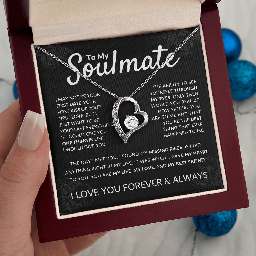 To My Soulmate - My Best Friend - Forever Love Necklace