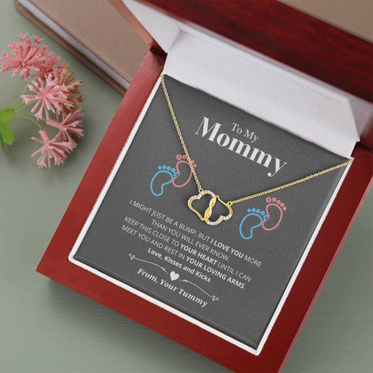 New Mommy Everlasting Love Necklace, New Mom Gift, Mom To Be, Baby Shower Gift, First Time Mom, Pregnancy Gift, Gender Reveal Ideas, New Mommy Gift Idea