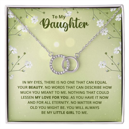 Daughter - You will Always Be - Birthday, Mother's Day, Perfect Pair Necklace Gift for Women, Females