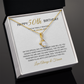 50th Birthday - Golden Age - Alluring Beauty Necklace, for Women, Female Gift