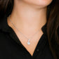 50th Birthday - Happy Half Century - Alluring Beauty Necklace, for Women, Female Gift