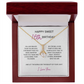 Sweet 16th Birthday - You Are Loved More - Alluring Beauty Necklace, for Teen Girls, Female Gift
