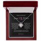 30th Birthday - Do Everything You Love - Love Knot Necklace, for Women, Female Gift