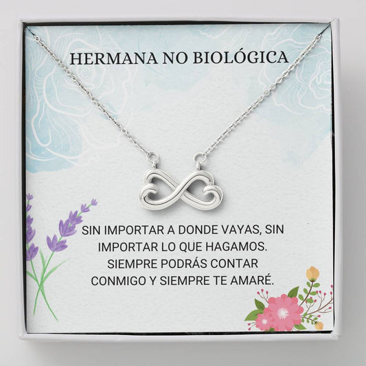 Hermana No Biológica - Collar Para Mi Hermana - Mejor Collar Para Mi Hermana - Collar Para Mi Hermana No Biológica - Collar Para Hermana