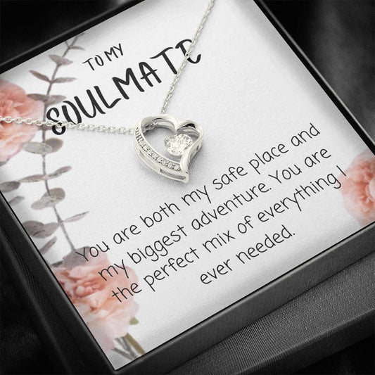 To My Soulmate - You Are Both My Safe - Forever Love Necklace