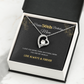 Mom - Happy 50th Birthday - Forever Love Necklace, for Women, Female Gift