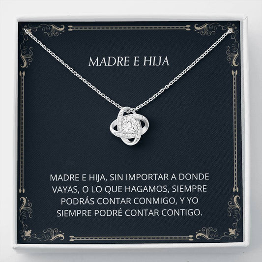 Madre e Hija - Mejor Collar - Colgante Para Madre e Hija - Para Mi Madre - Solo Para Madre e Hija - Colgante Para Ella