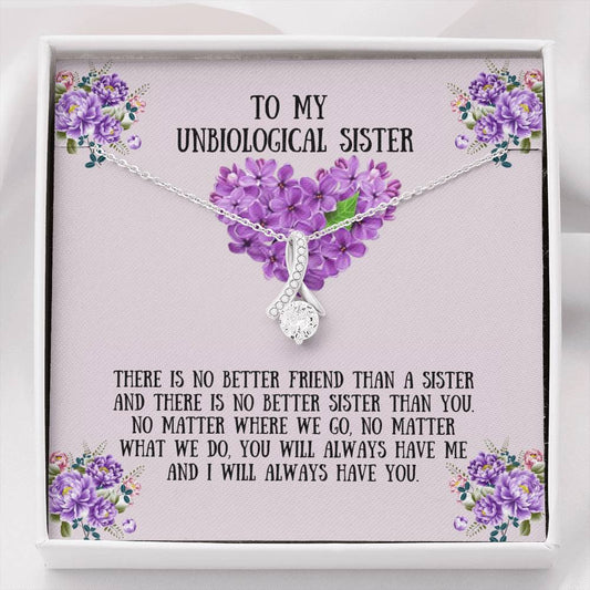 Soul Sister  Alluring Beauty - Necklace, Unbiological Sister, Soul Sister, Best Friend Gift, Bonus Sister, Bestie Friend Jewelry