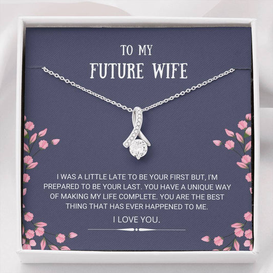 Future Wife - Best Thing - Alluring Beauty Necklace - Gift For Future Wife, Wife To Be, Engagement, Girlfriend, Fiancé, Necklace, Gift, Engaged, Jewelry, My Future Wife