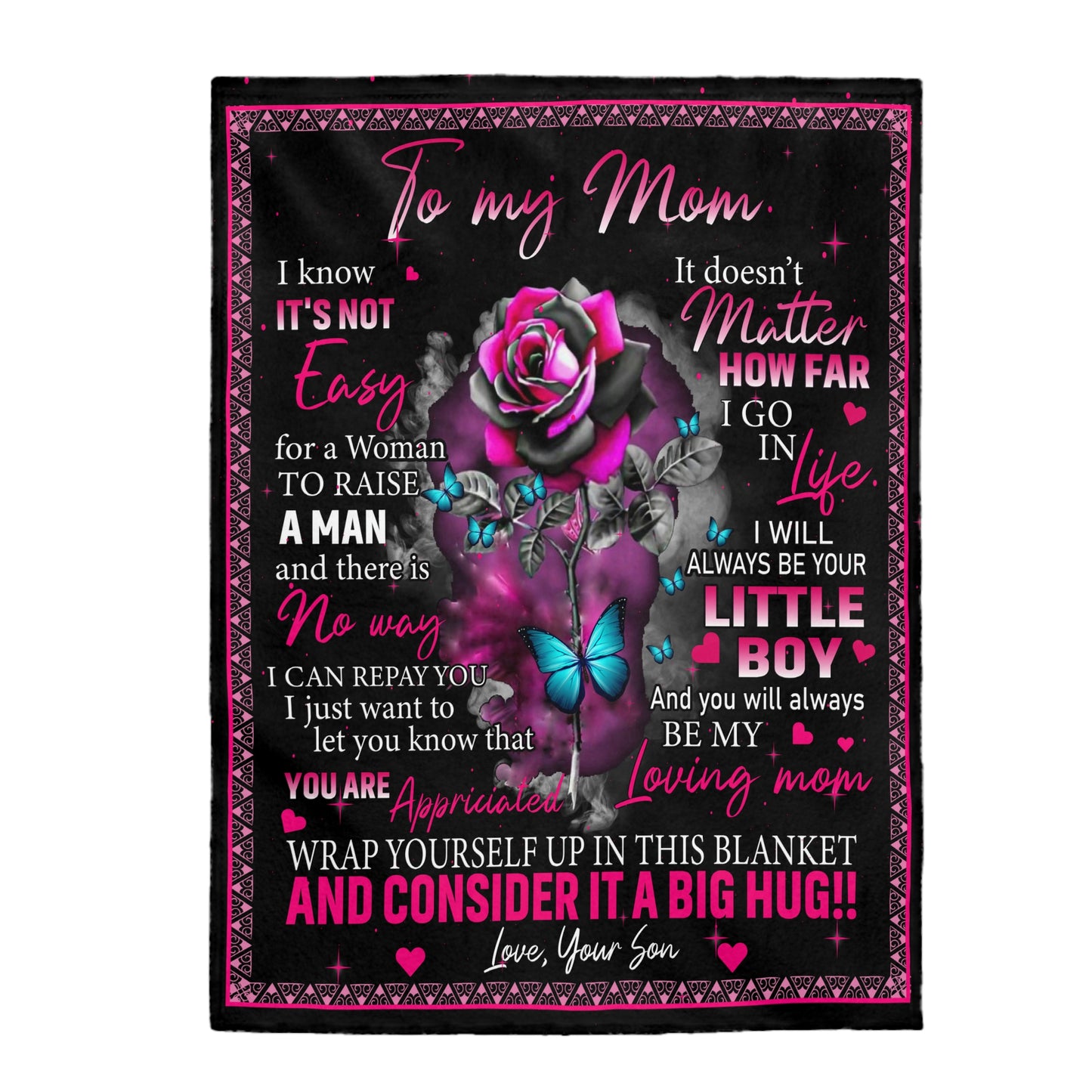 Mom - You Are Appreciated - Blanket From Son