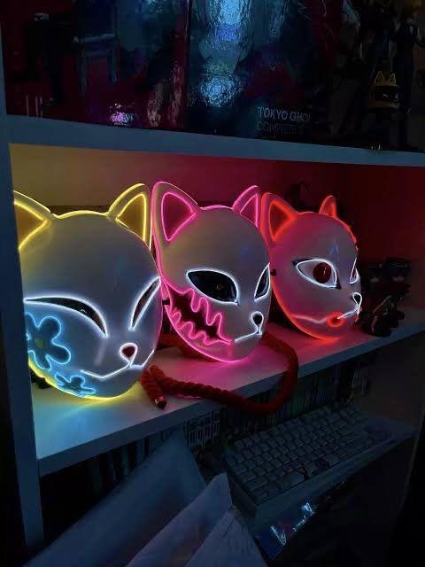 LED Demon Slayer Mask