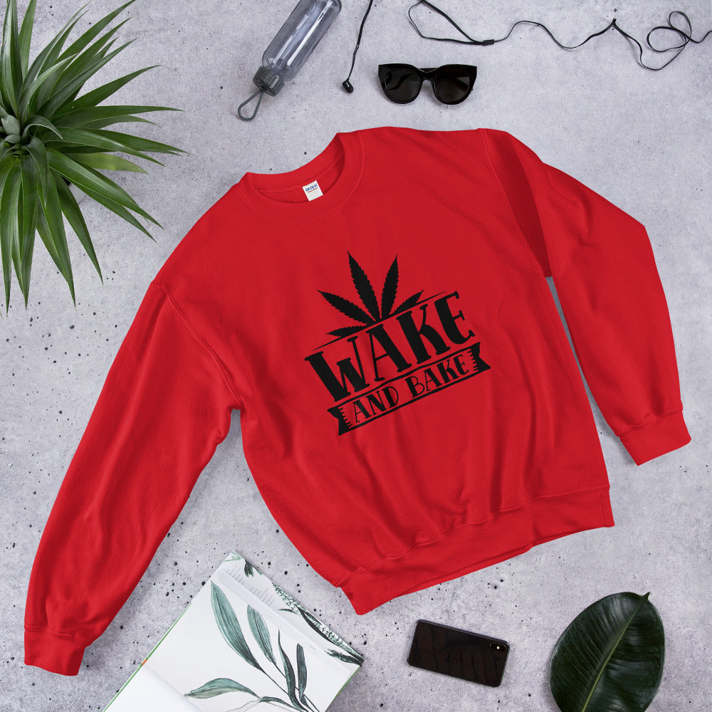 wake and bake - Unisex Sweatshirt