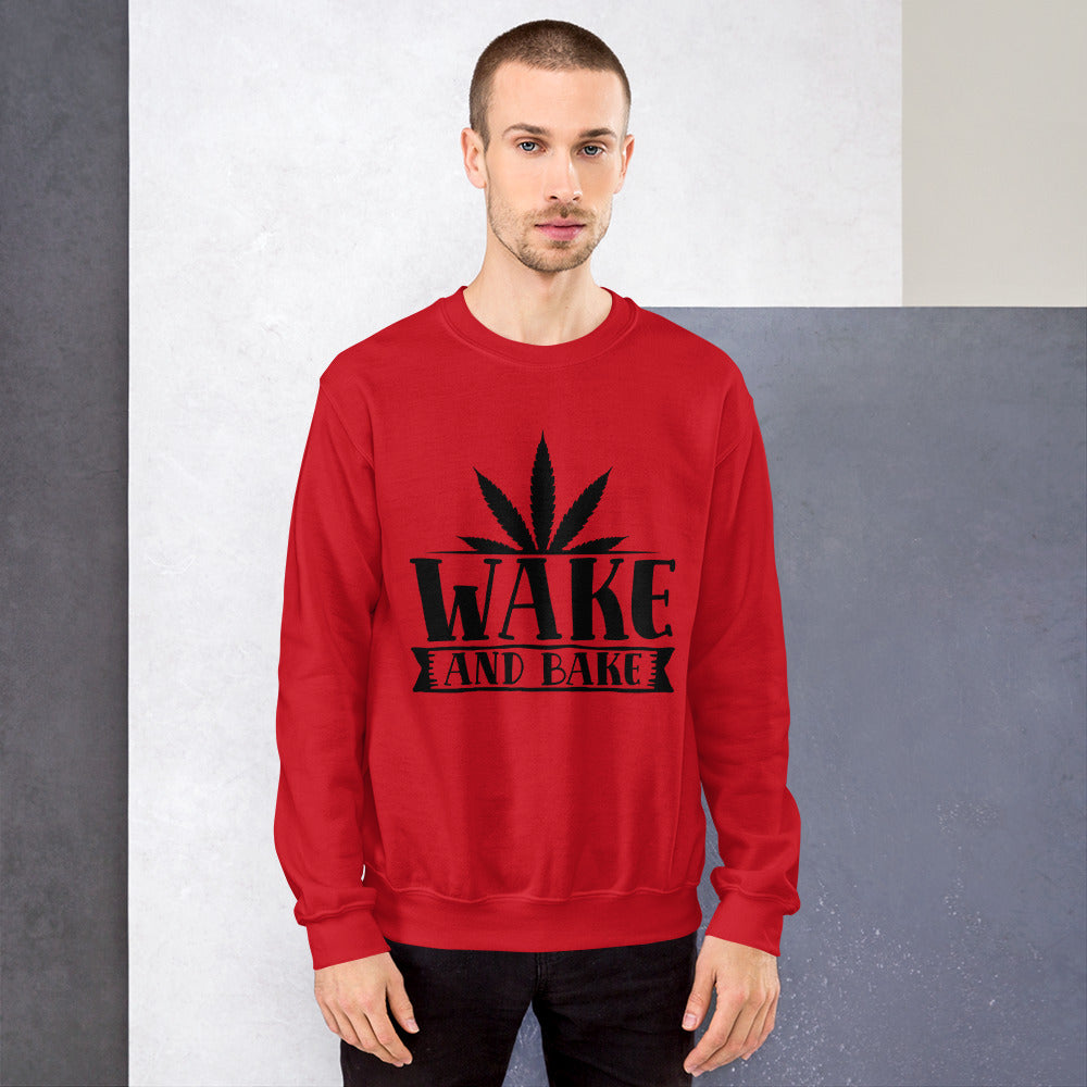 wake and bake - Unisex Sweatshirt