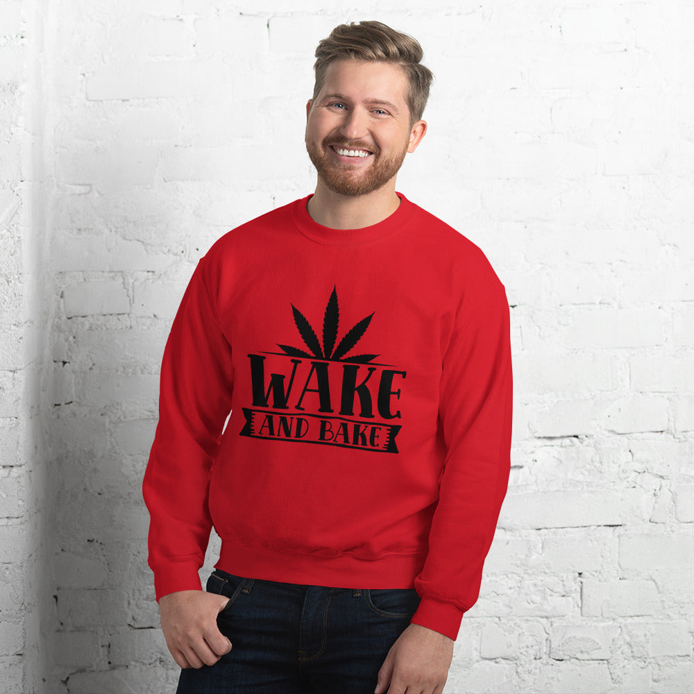 wake and bake - Unisex Sweatshirt