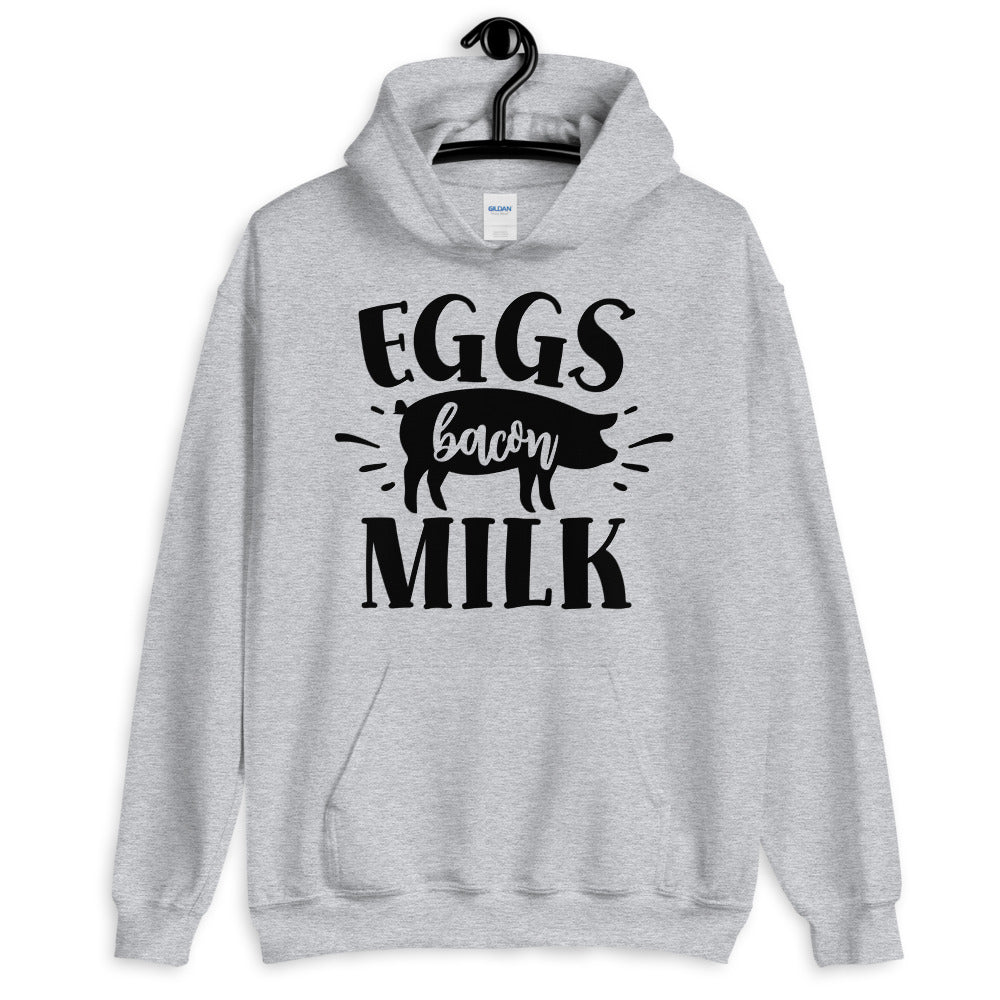 eggs bacon milk - Hoodie